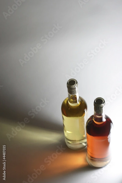 Fototapeta Two bottles of wine