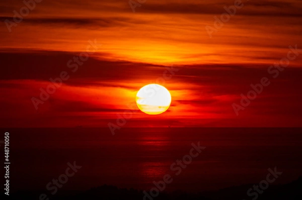 Obraz sunset over the sea