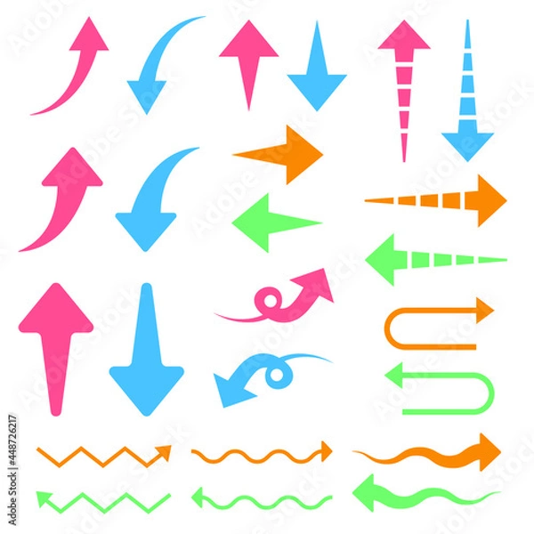 Fototapeta 矢印　イラスト