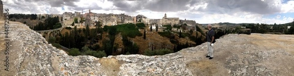 Obraz Beautiful view of Gravina di Puglia, an old village in the south of Italy