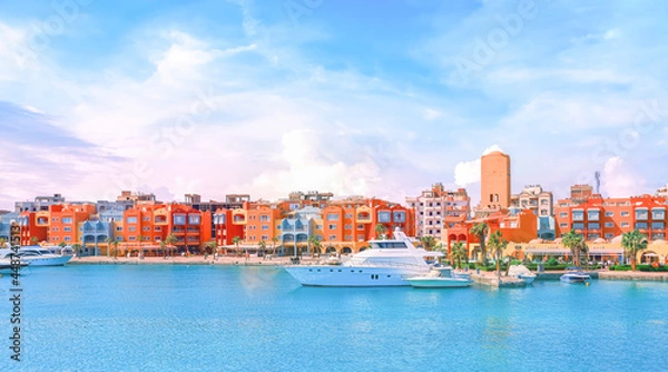 Obraz Beautiful landscape of Hurghada on the Red Sea. Turkey