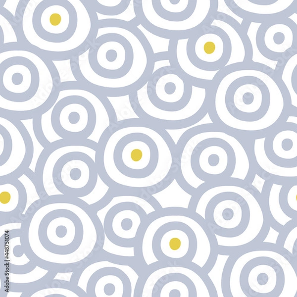Fototapeta Simple geometric seamless vector pattrn. Ornament for fabric, textile, paper.