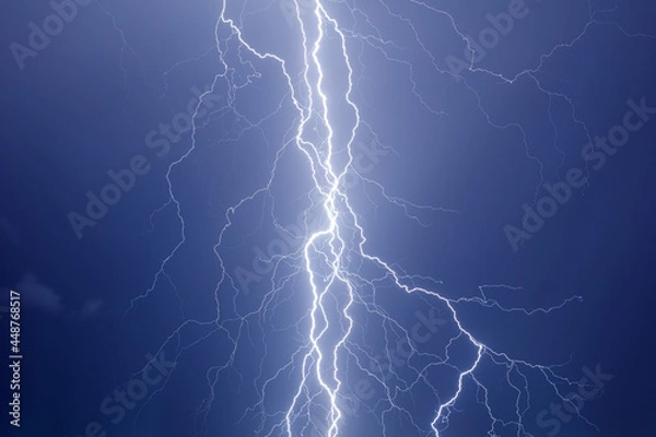 Obraz lightning in the night sky