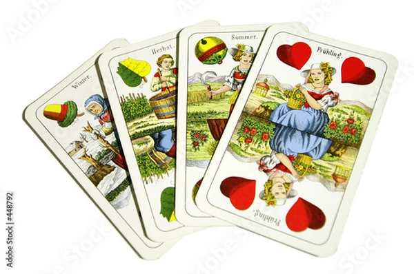 Obraz Niezadowolone karty