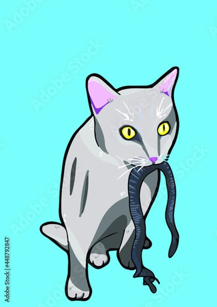 Obraz cat with background ()
by cat say meow