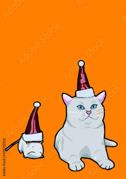 Obraz cat with background ()
by cat say meow