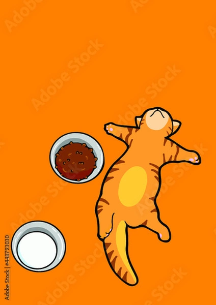 Obraz cat with background ()
by cat say meow