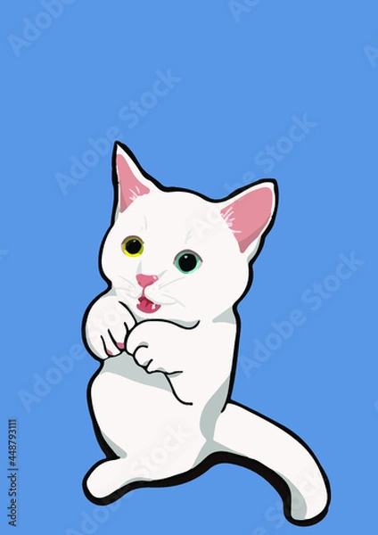 Obraz cat with background ()
by cat say meow