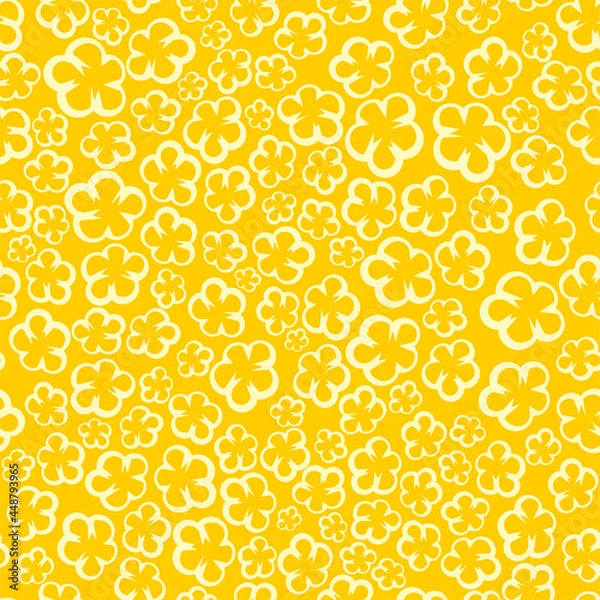 Fototapeta Popcorn pattern seamless. Sweetness background. vector texture