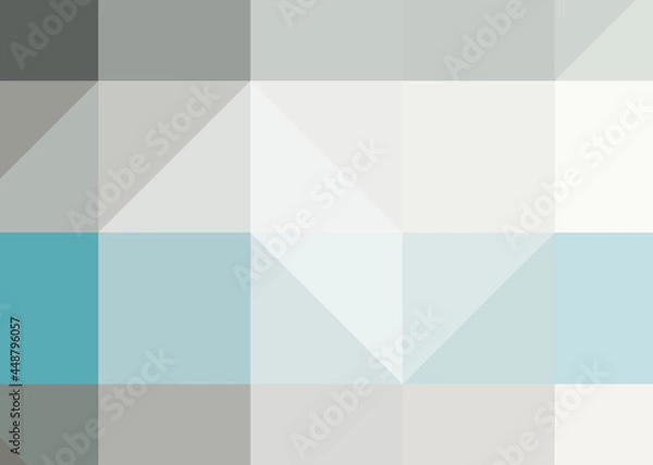 Fototapeta Abstract color Low-Polygones Generative Art background illustration