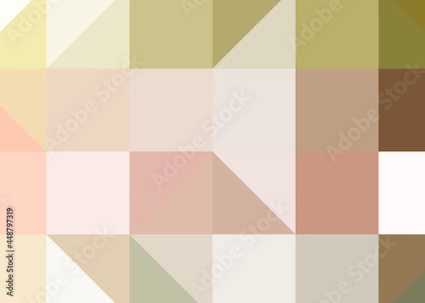 Obraz Abstract color Low-Polygones Generative Art background illustration