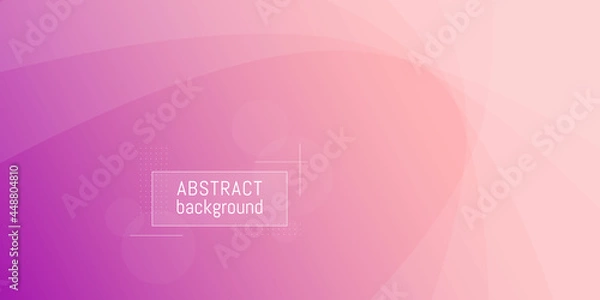Fototapeta Abstract vector background. Beautiful waves. Violet light pink gradient.