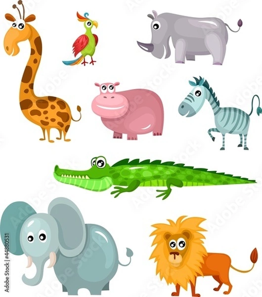 Obraz african animal set