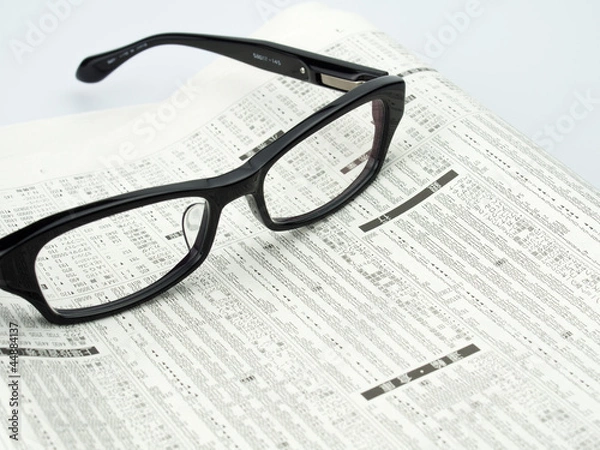 Obraz newspaper glasses