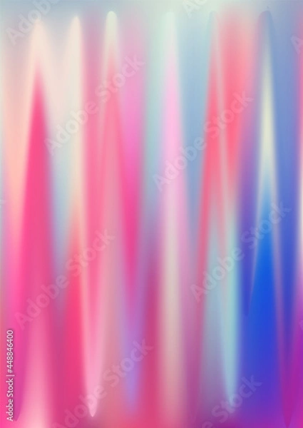 Fototapeta Hologram gradient background. Iridescent holo texture. Pearlescent unicorn vector backdrop.