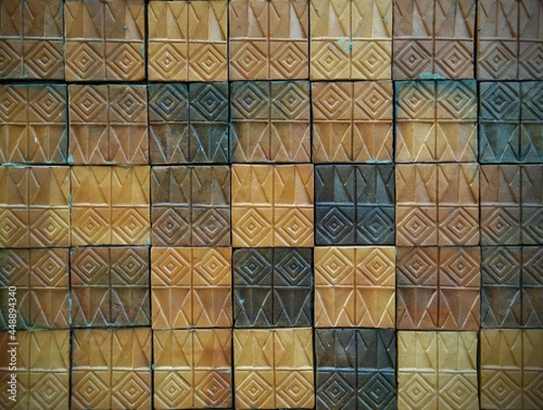 Fototapeta Square block patern for background