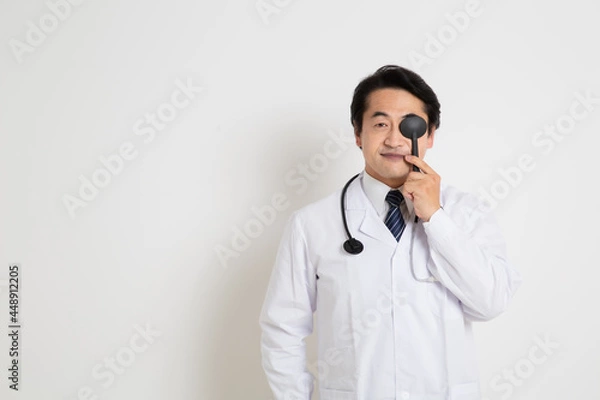 Fototapeta 日本人男性の医者