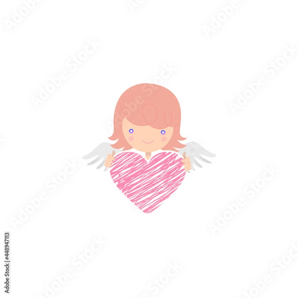 Fototapeta Angel_illust_vector_C