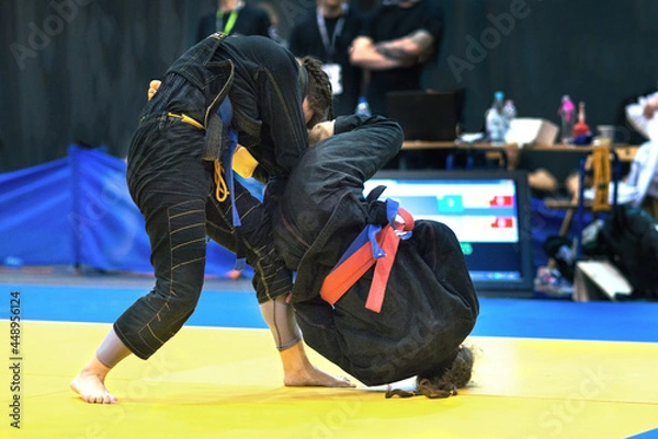 Obraz Brazilian Jiu Jitsu competition arm bar