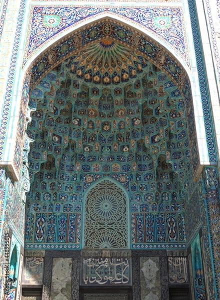 Fototapeta The Cathedral Mosque of St. Petersburg is a religious building in St. Petersburg, it is an architectural monument and has a Northern Art Nouveau style.