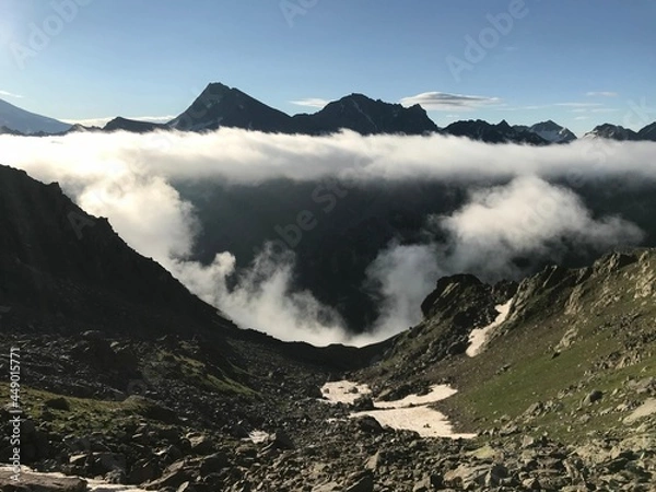 Obraz landscape with clouds