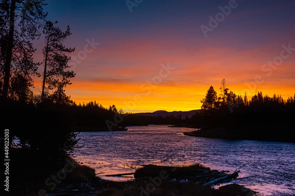 Obraz Gently as the River Flows