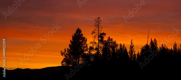 Obraz Evening Glow Panoramic Vista