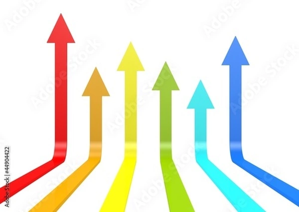 Fototapeta Color arrows