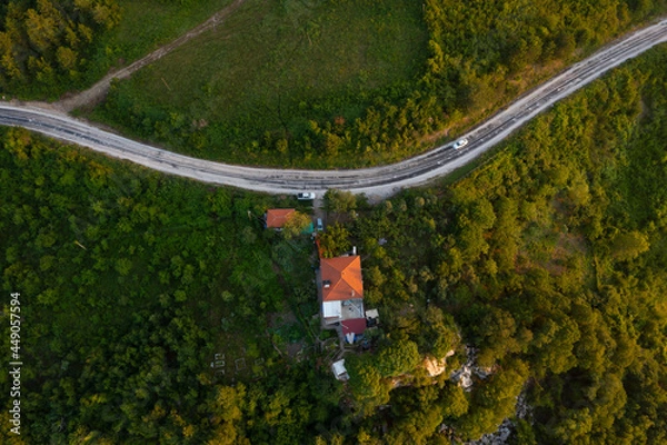Fototapeta Gideros bay view, Cide, Kastamonu, Turkey, also the most beautiful natural Bay of your Black Sea, dating from the Genoese