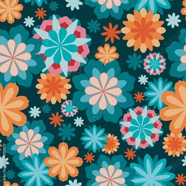 Obraz seamless floral pattern