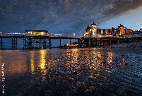 Obraz Penarth Pier at Dusk