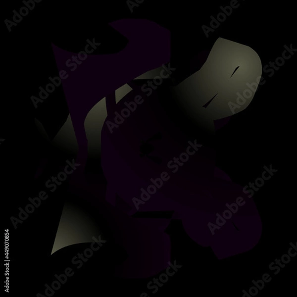 Obraz scary halloween ghost