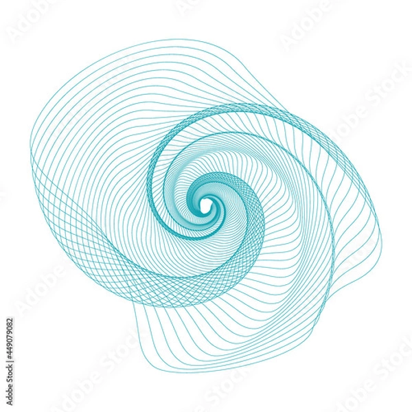 Obraz Vector Guilloche elements for certificate or diploma and currency design