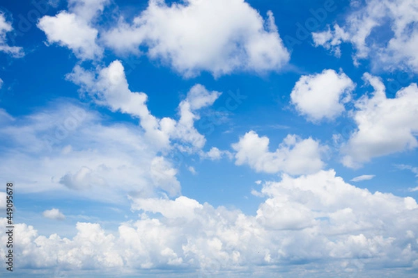 Obraz blue sky with clouds for background