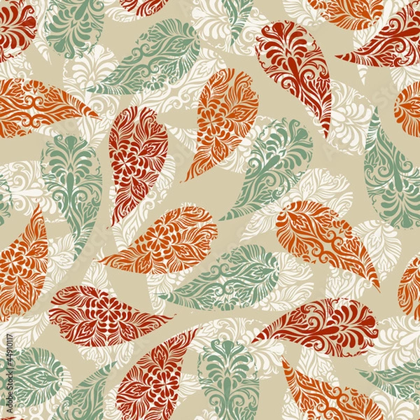 Obraz Vector Paisely Vintage Seamless Pattern