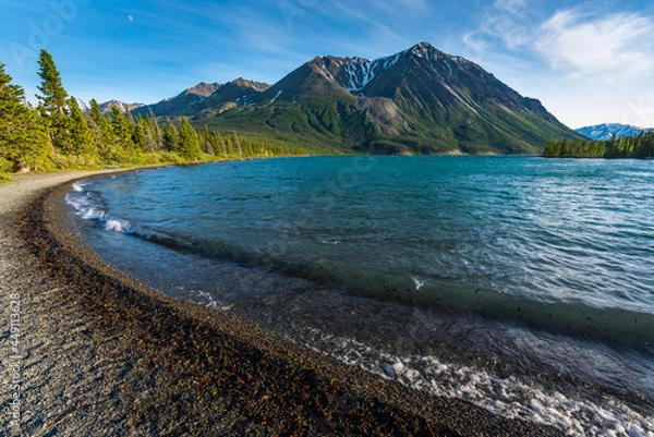 Obraz Kluane National Park and Reserve, Yukon Kathleen Lake.
