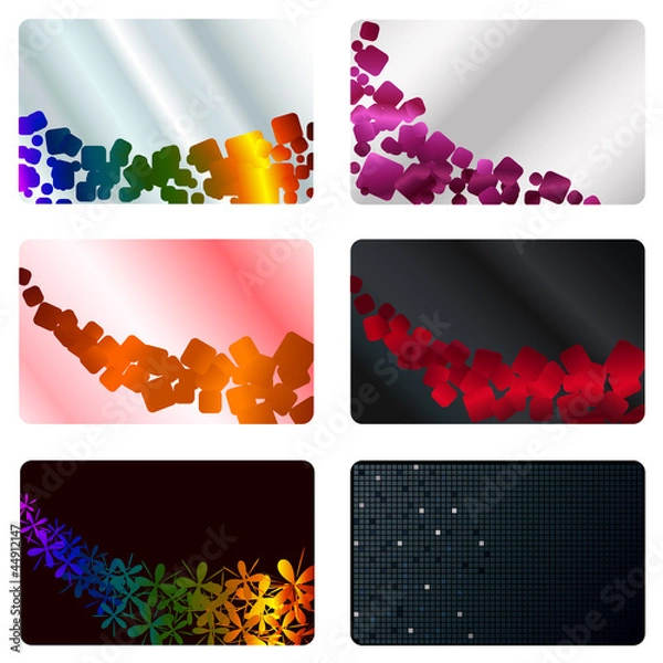 Obraz Business cards set