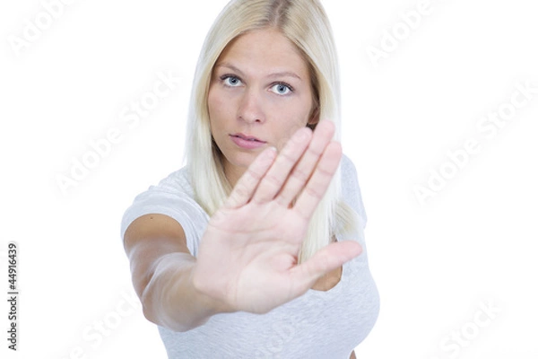 Fototapeta Halt und nicht weiter