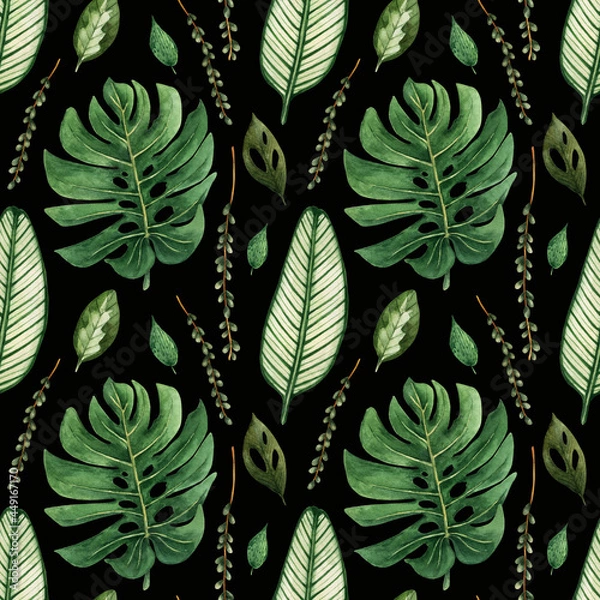Obraz Pattern with tropical plants