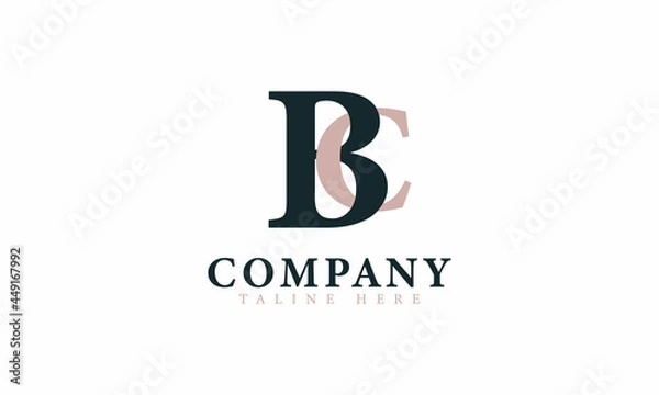 Obraz BC Luxury logo template design vector illustration.