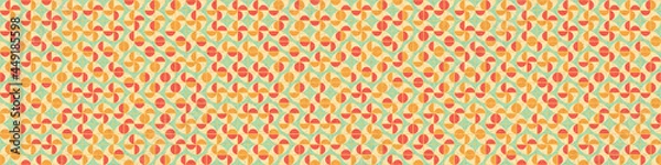 Obraz Abstract Geometric Pattern generative computational art illustration