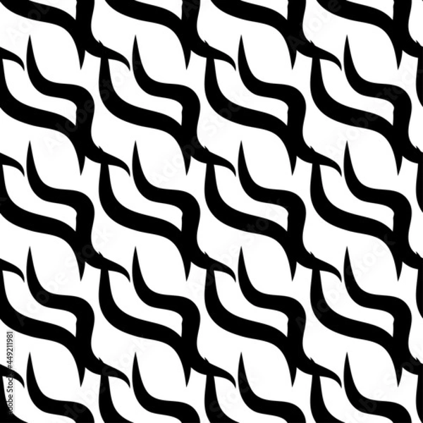 Obraz Zebra Stripes black and white pattern.Seamless