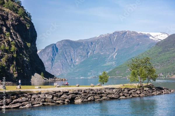 Fototapeta 노르웨이 피오르드