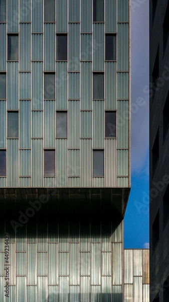 Obraz Sky reflections on a crystal facade