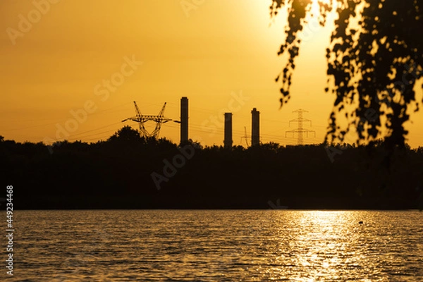 Obraz elektrownia węglowa