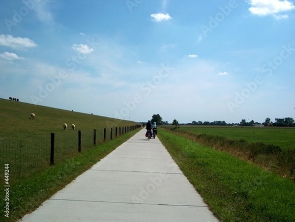 Obraz radweg am deich
