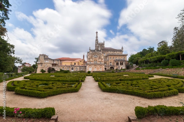 Fototapeta The luxury hotel Bussaco Palace in Portugal