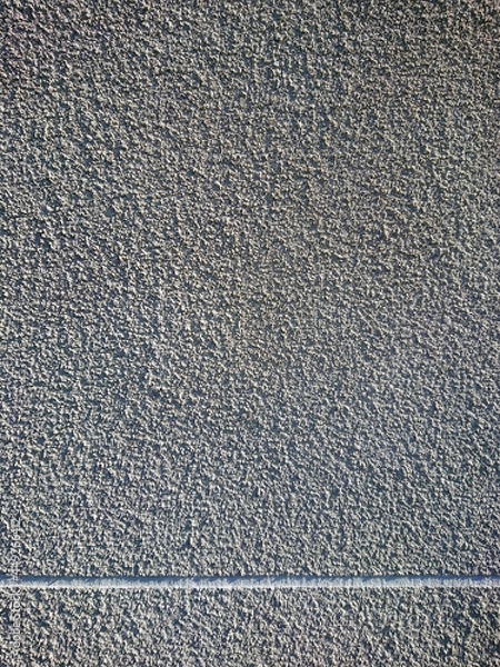 Obraz Gray background texture, splashing plaster wall facade and white line