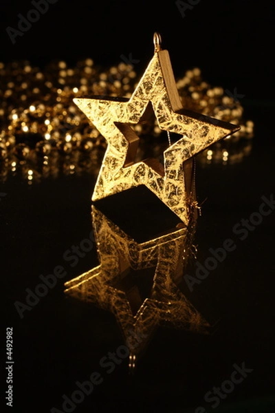 Obraz goldener stern