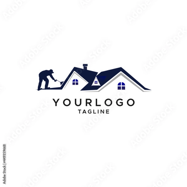 Fototapeta roof is the top covering of a building, including all materials and constructions necessary to support it on the walls of the building or on uprights